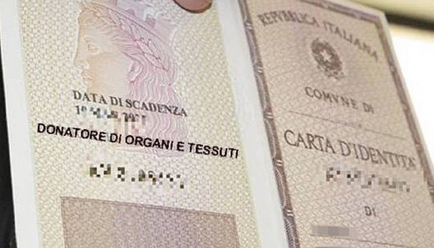 L'assenso alla donazione ed espianto di organi può essere contenuto nella carta di identità