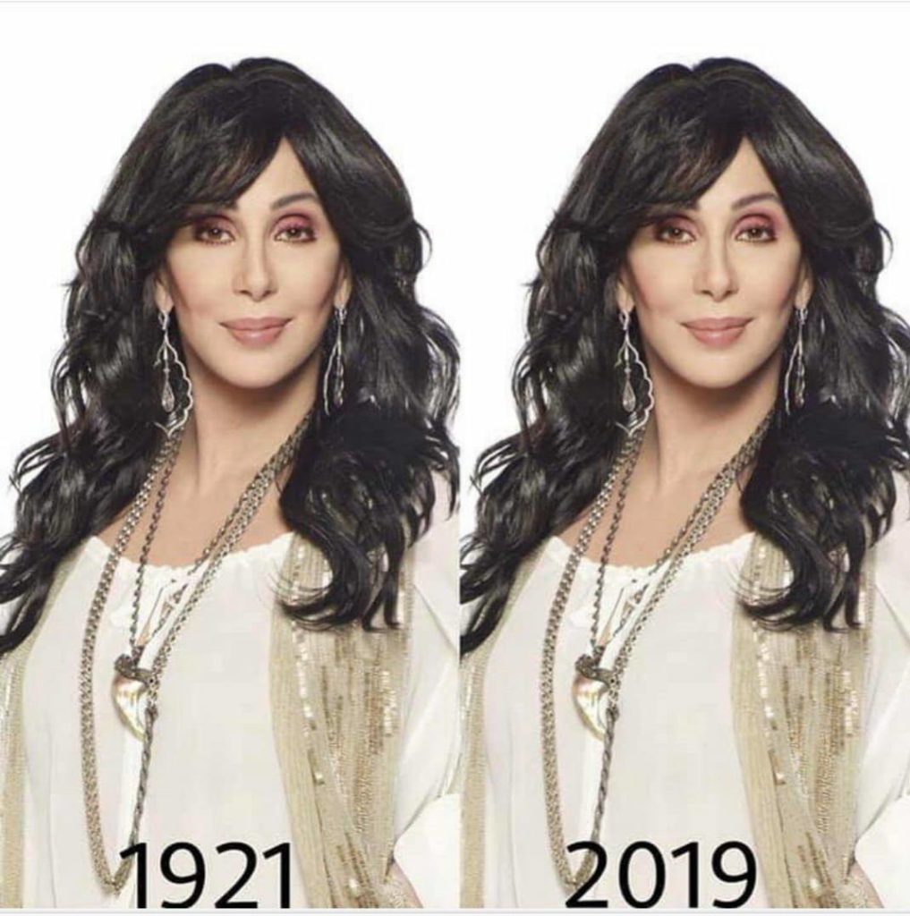 cher 10yearschallenge