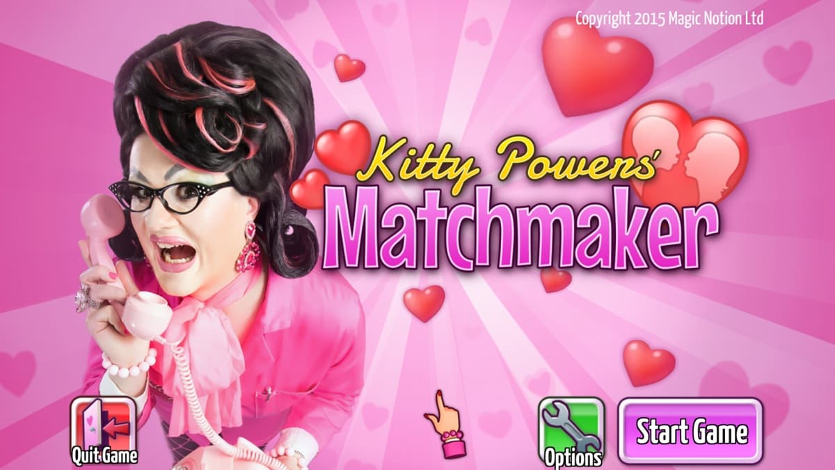Kitty Powers' Matchmaker videogame